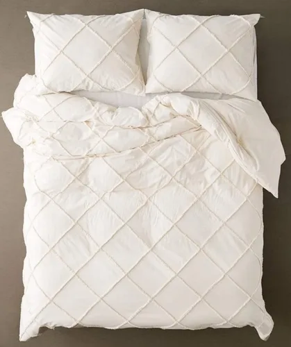 Vista 42 de Edredón hippie puro con borlas para dormitorio, manta bohemia con flecos indios, funda de edredón de algodón para mujer con fundas de almohada