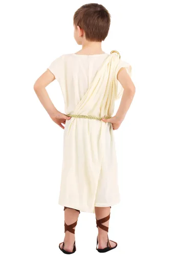 Vista 2 de Disfraz de Toga Romana para Niños Pequeños Multicolor