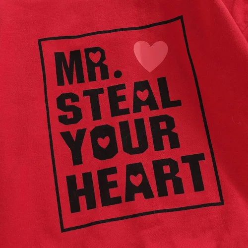 Vista 103 de Sudadera con cuello redondo para el día de San Valentín para bebé, niña, niño, para el día de San Valentín