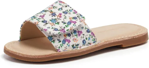Vista 46 de THEE BRON Lindas pantuflas para niñas, sandalias elegantes para niños pequeños y niños