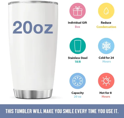 Vista 6 de CUBICER Vaso de café para parejas, taza de viaje floral con tapa, regalos de cumpleaños para mujeres, esposa, novias, adultos, vasos con aislamiento