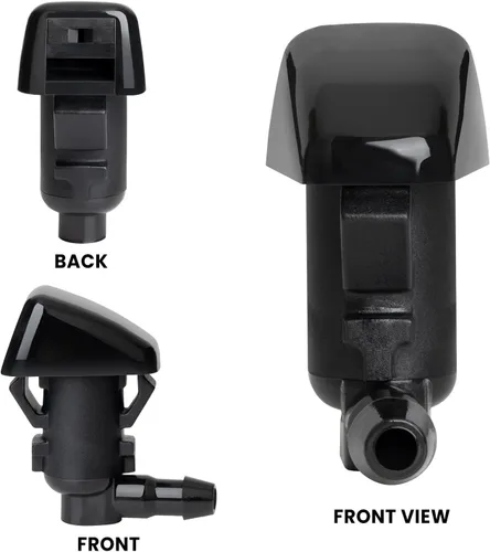 Vista 5 de Juego de 2 boquillas lavadoras delanteras apropiado para 2008-2012 Jeep Liberty, 2006-2010 Jeep Commander, 2007-2011 Dodge Nitro. Repuesto #