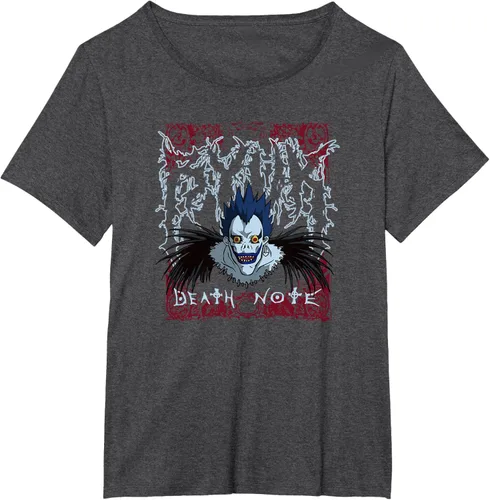Vista 5 de Death Note Camiseta Ryuk Heavy Metal, Negro, S