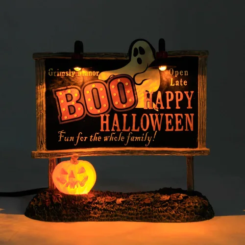 Vista 3 de Department 56 Village - Figura iluminada de Halloween para Halloween, 4.625 pulgadas, multicolor