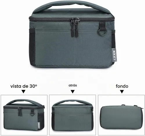 Vista 6 de S-ZONE Bolsa de inserción de cámara resistente al agua con funda