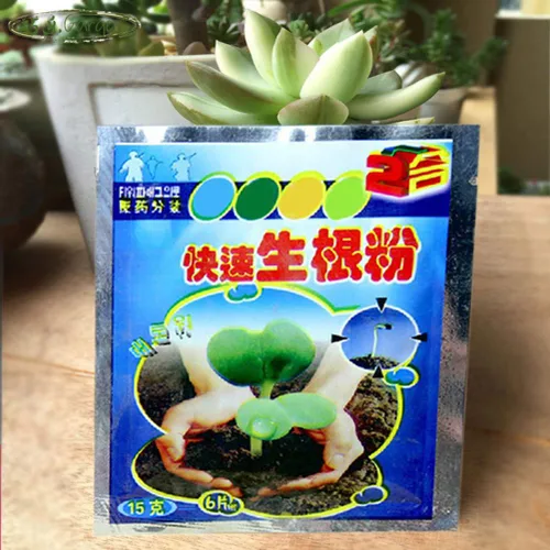 Vista 7 de Polvo de enraizamiento para esquejes, hormona de raíz, estimulador de raíces, fertilizante y mejorador de suelo, cultivar nuevas plantas a partir