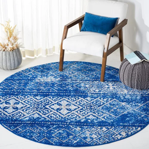 Vista 25 de SAFAVIEH Alfombra de área 8x10 - Colección Adirondack - Grande - Negro y plateado, diseño marroquí bohemio, no suelta pelusa y fácil de limpiar