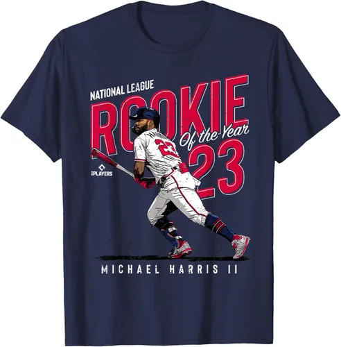 Vista 9 de Camiseta Rookie of the Year Michael Harris II Atlanta MLBPA, Negro
