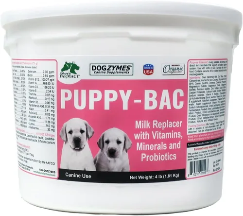 Vista 5 de Dogzymes Puppy-Bac - Sustituto de leche, (1 libra)