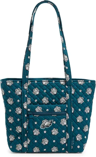 Vista 18 de Vera Bradley Bolso pequeño de algodón Premium para mujer Vera Bandana verde/amarillo con Green Bay Packers