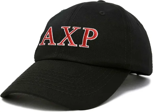 Vista 4 de DALIX Alpha Chi Rho - Gorra con letras griegas bordadas
