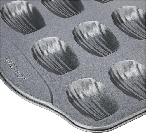 Vista 5 de Norpro Nuevo antiadherente Mini 18 Madeleine Pan Esponja Cake Shells Mejor Para Chocolate