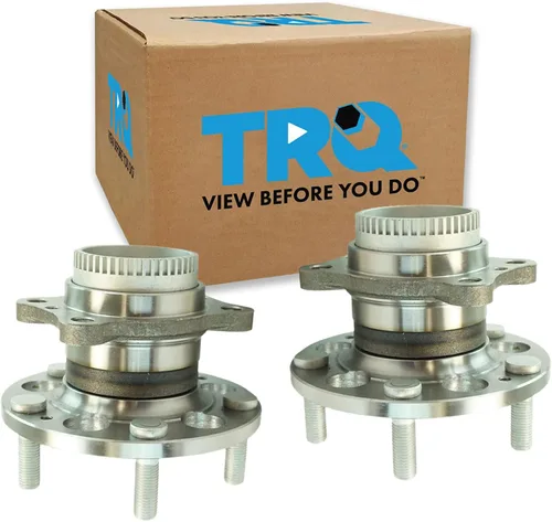 Vista 197 de TRQ Juego de 2 rodamientos de rueda delantera y conjunto de cubo compatible con Tesla 3 2020 Y 2018-2019 para Tesla 3 2020 Tesla Y AWD 2018-2019