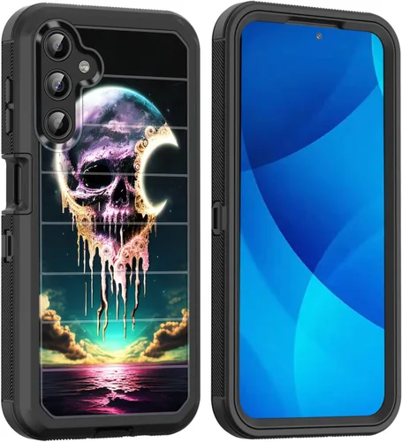 Vista 56 de Funda para Galaxy A15 5G, cuerpo completo, protección contra caídas, a prueba de polvo, resistente de 3 capas, militar, resistente, duradera