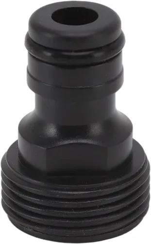 Vista 9 de 10 piezas de conector de grifo G3/4 rosca macho 0.984 in conector rápido manguera de pezón conector rápido plástico