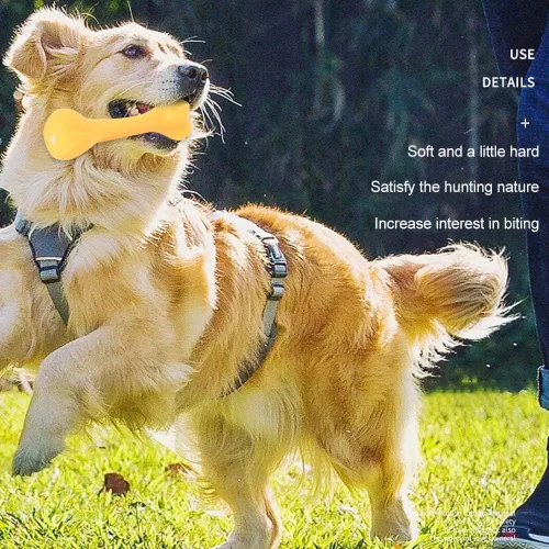 Vista 6 de NTRR - Juguetes para perros resistentes a las mordeduras, juguetes chirriantes para masticar, suministros de limpieza de dientes, mascotas