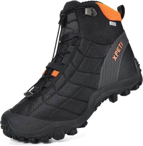 Vista 4 de Men's Crest Thermo Mid Snow Winter Boots Waterproof Hiking Boot