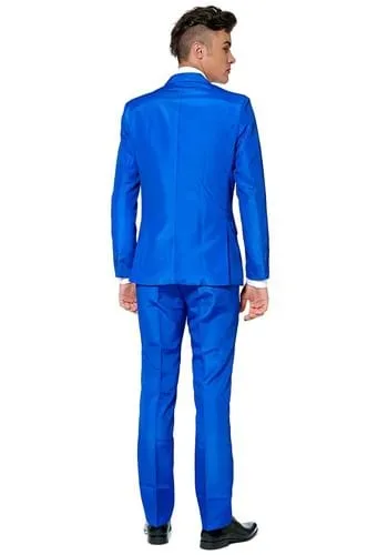 Vista 2 de Traje sólido azul Suitmeister para hombre Multicolor