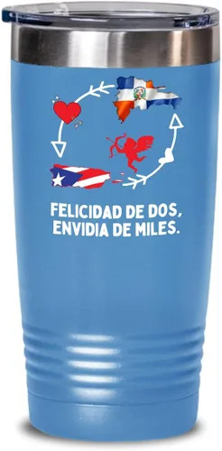 Vista 3 de Felicidad de dos - Puerto Rico con República Dominicana Taza