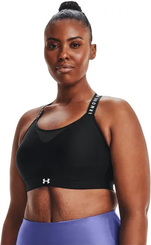 Vista 5 de Under Armour womens Limitless High Sports Bra Negro (001)/Blanco