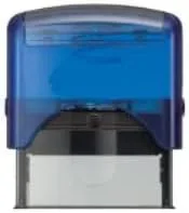 Vista 2 de Hubco Sello autoentintado azul brillante para depósito móvil