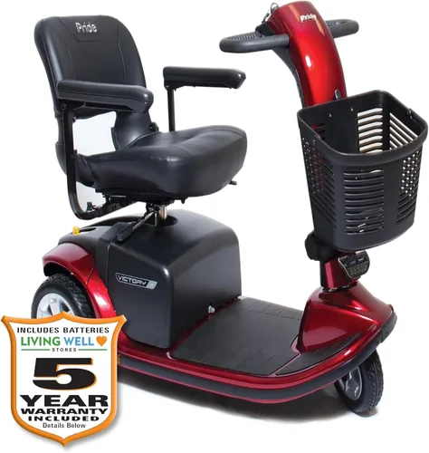 Vista 2 de Pride Victory 9 - Patinete de movilidad de 3 ruedas con Extended Warr