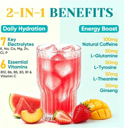 Vista 11 de Venture Pal Paquetes de hidratación sin azúcar + electrolitos en polvo