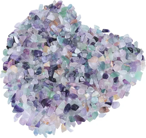 Vista 13 de Piedra pequeña de cristal de obsidiana negra con forma irregular, chips decorativos de cuarzo triturado para curación de joyas, decoración del hogar