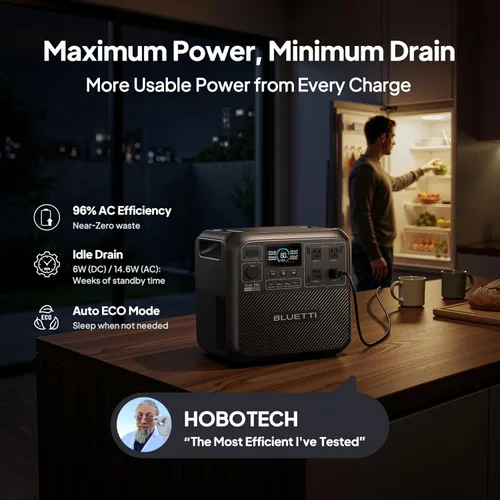 Vista 2 de BLUETTI Elite 200 V2 Estación de energía portátil 2073.6Wh 2600W generador