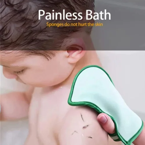 Vista 2 de Esponja Saca Mugre Del Cuerpo, Esponja Sacamugre para El Cuerpo, Esponjas Saca Mugre, Guantes Portátiles de Baño y Ducha Guantes Eliminadores
