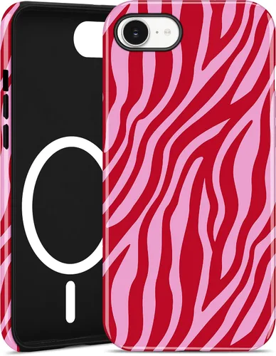 Vista 83 de Jusy Funda magnética Zebra para iPhone XR, color negro