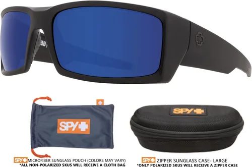 Vista 3 de Spy General Rectangle Sunglasses for Men for Women BUNDLE with Designer iWear Complimentary Eyewear Kit