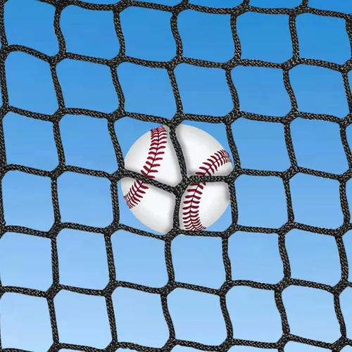 Vista 3 de Aoneky Red de poliéster para béisbol, malla sin nudos de alta resistencia para golpear y lanzar, barrera resistente a los rayos UV y a la intemperie