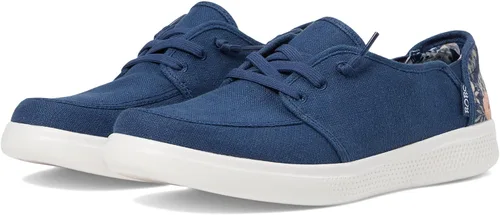Vista 4 de Skechers BOBS Skipper - Zapatos sin cordones con estilo floral para mujer
