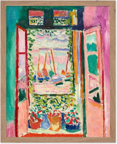 Vista 57 de Poster Master Póster Vintage de Henri Matisse – Impresión Retro de Fauvismo – Regalo para Artista, Inauguración de Casa – La Ventana, Maceta