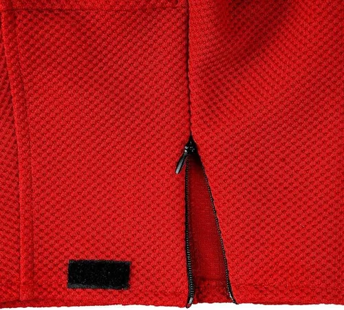 Vista 4 de Máscara roja de Halloween para adultos, disfraz de cosplay con máscara de ojos de silicona de látex