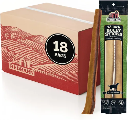 Vista 4 de Redbarn - Paquete de 50 palitos masticables naturales de larga duración para perros grandes y medianos, golosinas dentales sin cuero crudo, huesos