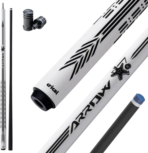 Vista 12 de CRICAL Carbon Fiber Pool Cue Stick, Pro Taper Shaft Low Deflection