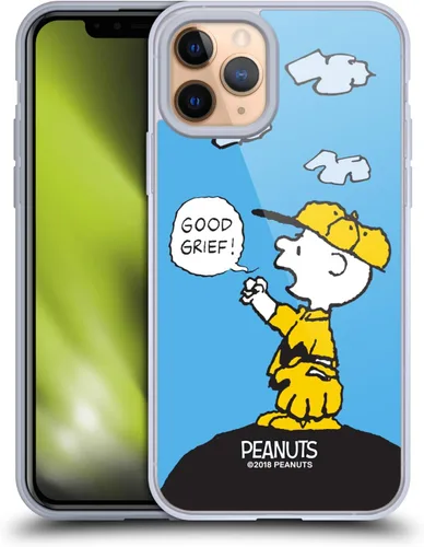 Vista 157 de Head Case Designs Funda de gel suave con licencia oficial de Peanuts Autumn Charlie Brown compatible con Apple iPhone 7 Plus/iPhone 8 Plus
