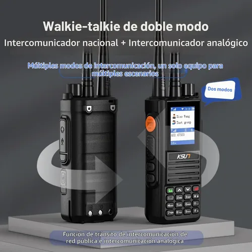 Vista 2 de Radios POC globales libres PTT de la vida de la red de KSUN 4G con tarjeta