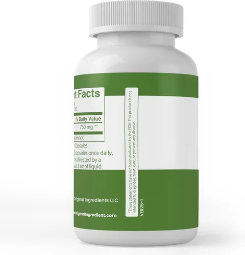 Vista 3 de Pure Original Ingredients Extracto de bambú, (100 cápsulas) siempre puro, sin aditivos ni rellenos, verificado por laboratorio