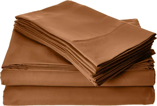 Vista 27 de Home Basics - Juego de sábanas de microfibra cepillada ultra suave de 4 piezas de 2.36 oz/m², hipoalergénico, individual, aguamarina