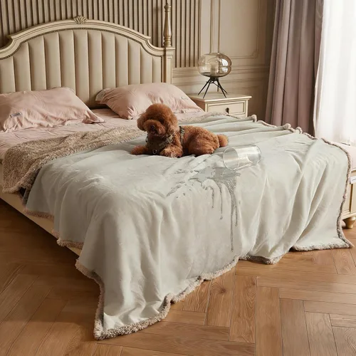 Vista 37 de Kritter Planet - Manta impermeable para perros, reversible, a prueba de agua, para sofá, cama y coche, fundas lavables para sofá para perros