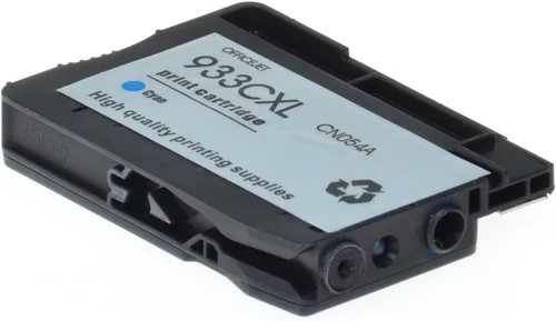 Vista 2 de Cartucho de tinta cian 933XL 933 XL CN054AN remanufacturado de alto rendimiento para impresoras Officejet 6100 6600 6700 7110 7510 7610 7612