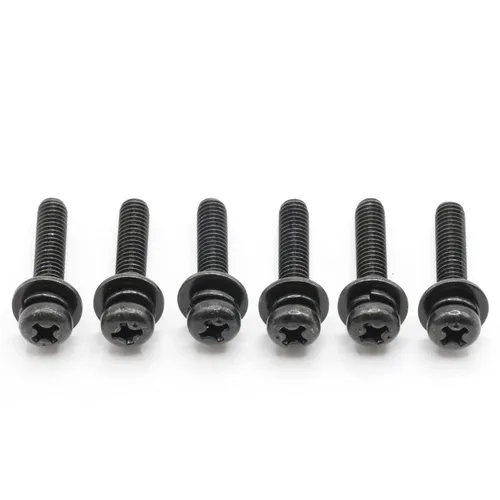 Vista 3 de ReplacementScrews Tornillos de soporte compatibles con LG 70UN6950ZUA (70UN6950ZUA.AUS) (70UN6950ZUA.AUS), Complete Feet / Legs Screw Set, Black