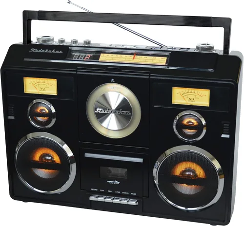 Vista 3 de Studebaker SB2140 - Estación de sonido Boombox (negro)