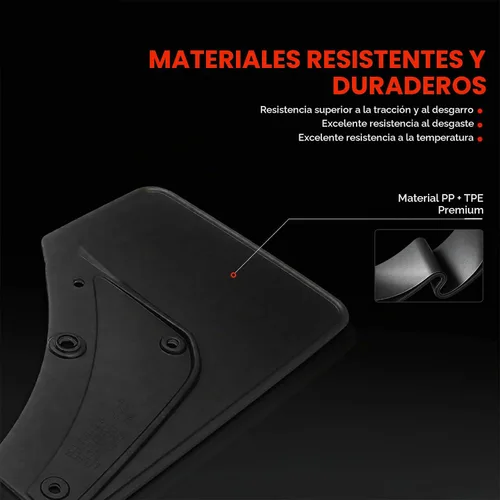 Vista 4 de A-Premium Aletas de barro compatibles con Suzuki Jimny 2019 2020