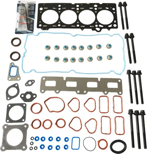 Vista 16 de MLS - Juego de juntas de cabeza con 10 tornillos de cabeza con sello de silicona compatible con Honda Civic LX DX 2001-2005
