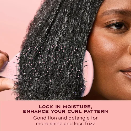 Vista 6 de SheaMoisture Curl & Style Milk Coco e Hibisco con Proteína de Seda y Aceite de Neem para Cabello Grueso, Definido y Rizado Comercio Justo, Sin