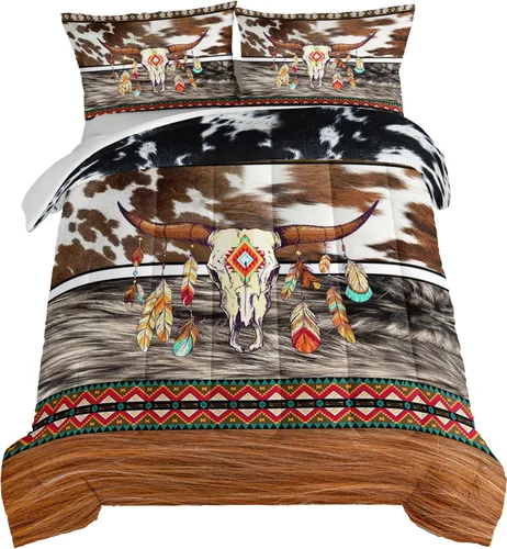 Vista 29 de HOSIMA - Juego de edredón individual de microfibra suave negro con 2 fundas de almohada, juego de ropa de cama individual a rayas con bandera
